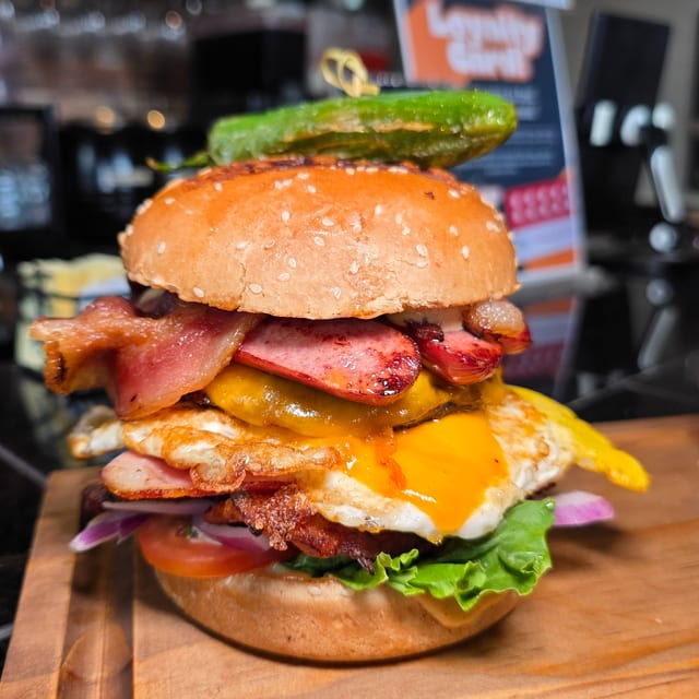Torta Burger Cubana.