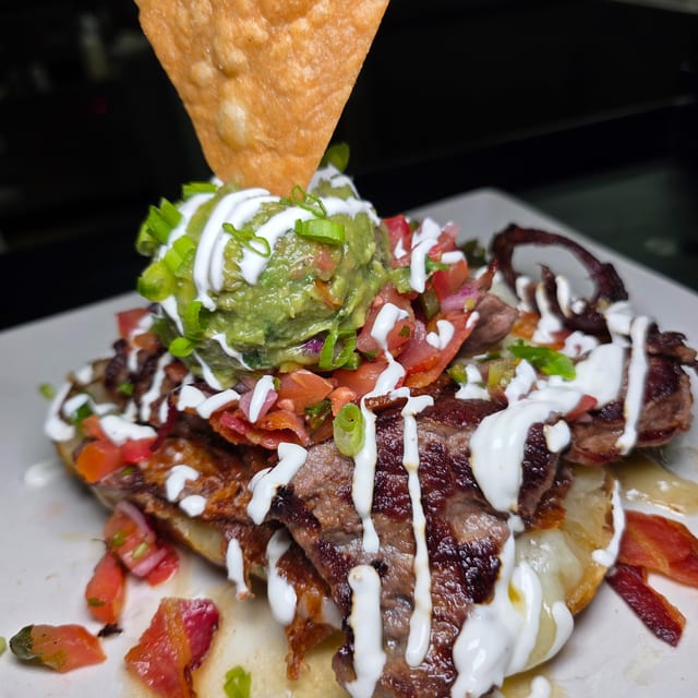 Carne Asada Baked Potato.