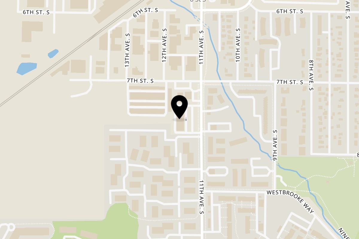 Map showing the location of Casa Deli Hopkins on 720 11th Ave S in Hopkins
