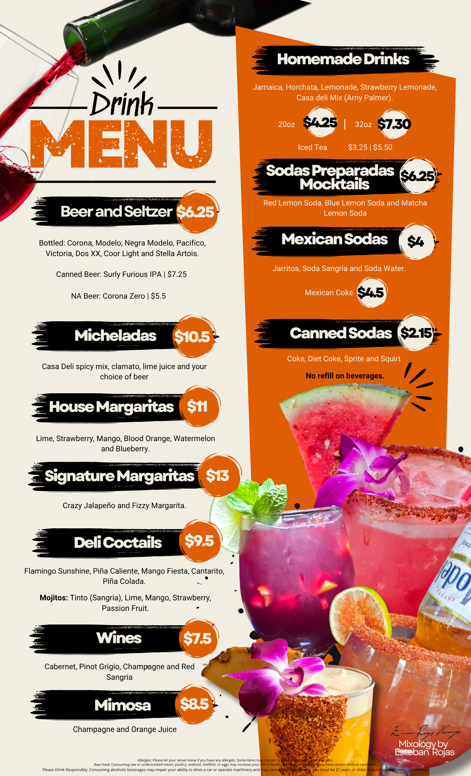 DRINK MENU