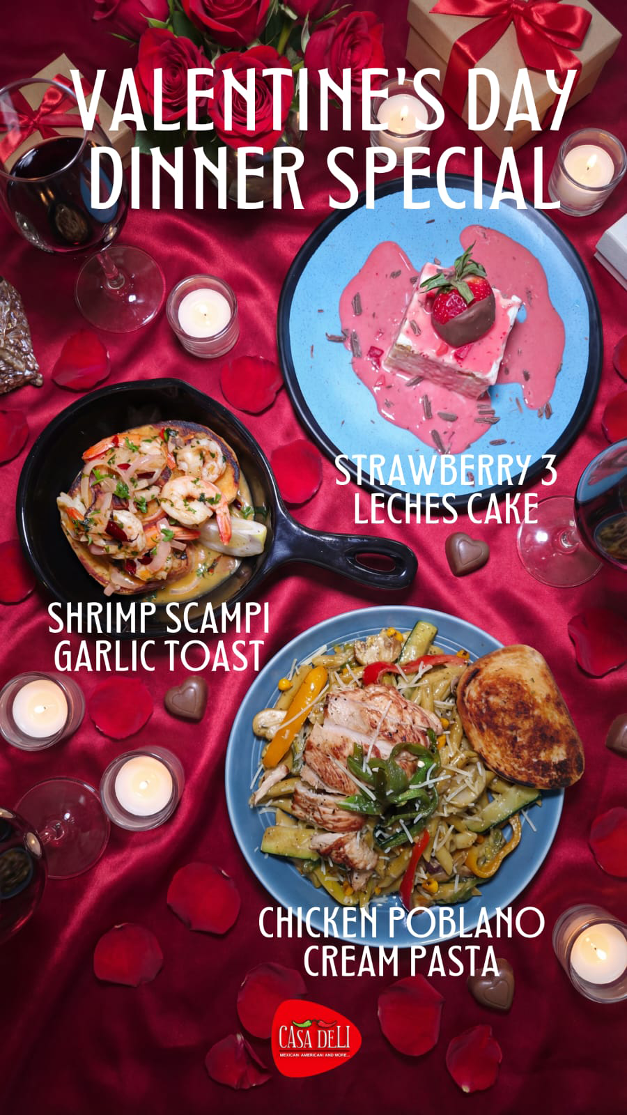 menu valentin dinner