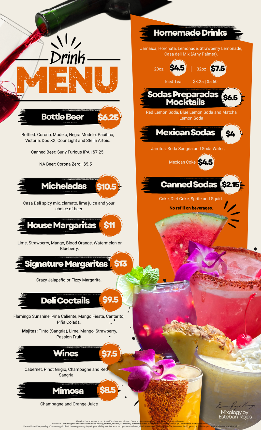 2 MENU SAVAGE DINNER