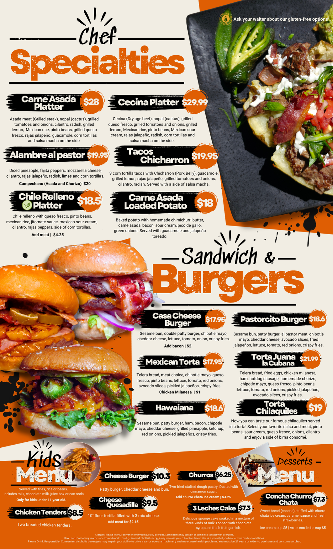 5 MENU SAVAGE DINNER